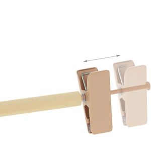 Produktbild für Hosenbügel Relaxdays 100377260, aus Metall / Holz