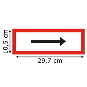 Produktbild für Hinweisschild Abtec DIN 4066, Folie