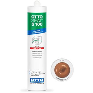 Silikon Otto-Chemie OTTOSEAL S100, mittelbraun