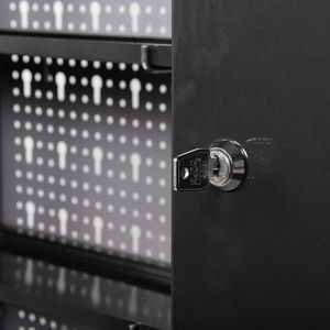 Produktbild für Werkzeugschrank Ondis24 1607, aus Metall, grau / schwarz