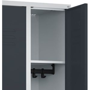 Produktbild für Spind CP-Möbel 80002-40, Doppelspind, anthrazit