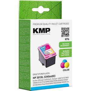 Produktbild für Tinte KMP H76 für HP 301XL, CH564EE