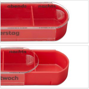Produktbild für Tablettenbox Relaxdays 7 Tage