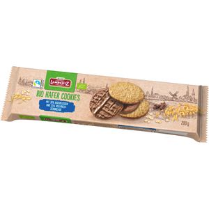 Lambertz Kekse Hafer Cookies, Bio, mit Vollmilchschokolade, 200g