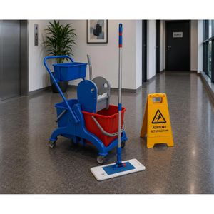 Produktbild für Reinigungswagen Böttcher-AG Set, Doppelfahrwagen