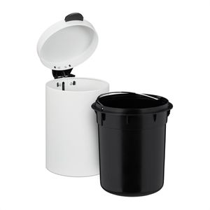 Produktbild für Mülleimer Relaxdays 10038562, weiß