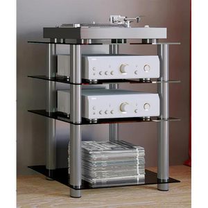 Produktbild für TV-Rack VCM Bilus, schwarz