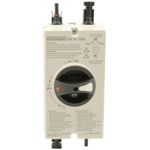 Produktbild für Messadapter Benning 11002374, Kurzschlussschalter PV-S 1500