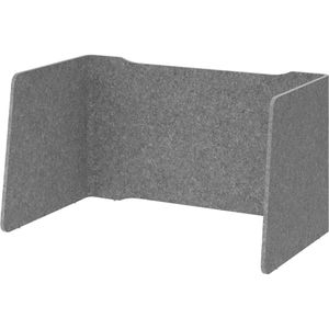 Tischtrennwand Hammerbacher ARE6012, grau