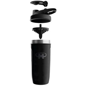 Produktbild für Protein-Shaker Mammut Reforce aus Edelstahl, schwarz matt