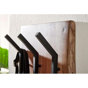 Produktbild für Wandgarderobe Wohnling WL6.360, Massivholz