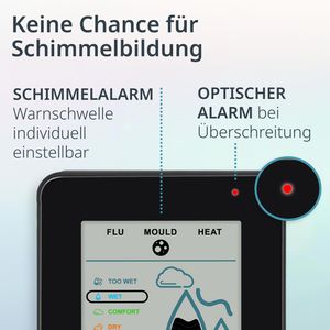 Produktbild für Thermo-Hygrometer ADE WS2310-2, digital, schwarz