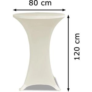Produktbild für Tischhusse vidaXL Stretch, 241209, Ø 80 cm