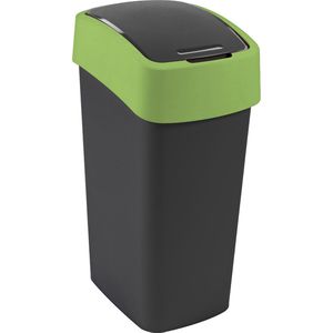 Mülleimer Curver Flip Bin 45L, grün