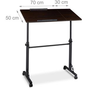 Produktbild für Stehpult Relaxdays 10020807.46, aus Holz / Metall