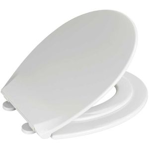 Produktbild für WC-Sitz Wenko Syros Family 22971100, oval, aus Thermoplast