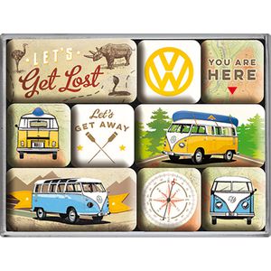 Produktbild für Magnete Nostalgic-Art VW Bulli Let's Get Lost