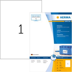 Inkjet-Etiketten Herma 10782 Special, weiß