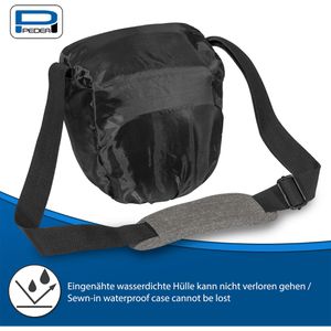 Produktbild für Kameratasche Pedea FASHION Gr. M, aus Polyester, hellgrau