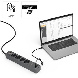 Produktbild für Steckdosenleiste Hama 223189, mit 1,4m Kabel