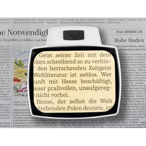 Produktbild für Lupenleuchte Eschenbach Visolux+, 100 x 75 mm Glaslinse, LED