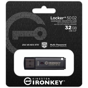Produktbild für USB-Stick Kingston IronKey Locker+ 50 G2, 32 GB