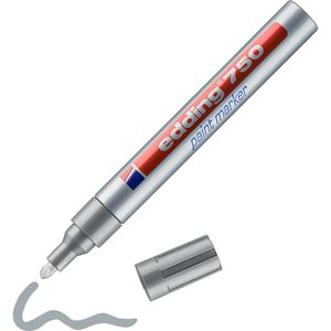 Lackmarker Edding 750, wasserfest & permanent, silber