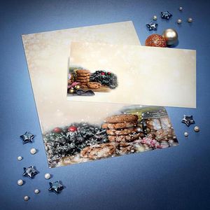 Produktbild für Weihnachtsumschläge Sigel DU304, DIN lang