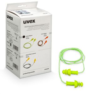 Ohrstöpsel Uvex whisper+ mit Kordel, SNR 27 dB
