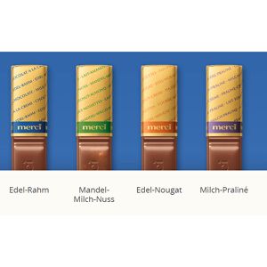 Produktbild für Pralinen Merci Milk Selection Helle Vielfalt, 20 Stück
