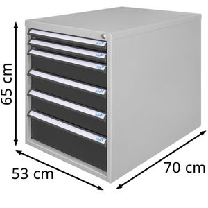 Produktbild für Schubladenschrank ADB 51526, aus Metall