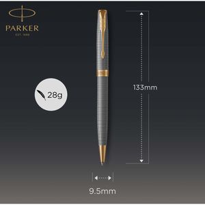 Produktbild für Kugelschreiber Parker Sonnet Chiselled Silver G.C.