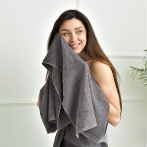 Produktbild für Handtuch NatureMark Frottier, anthrazit, 50 x 100 cm