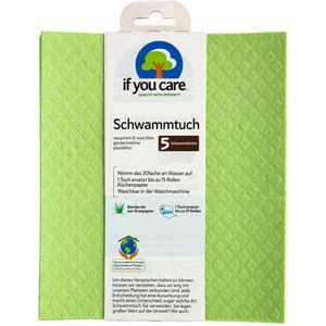 Spültuch If-You-Care Schwammtuch, 18 x 21 cm