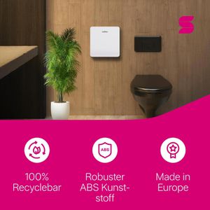 Produktbild für Toilettenpapierspender Satino Hyginity Jumbo L, 333406, JT2