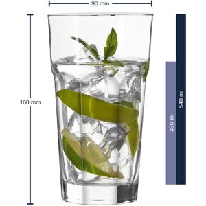Produktbild für Trinkgläser Leonardo Rock XL 013884 Longdrinkglas