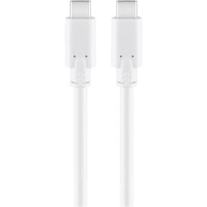 Produktbild für Ladekabel Goobay 67194, weiß, 1m