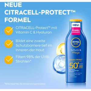 Produktbild für Sonnencreme Nivea Sun Schutz &amp; Pflege