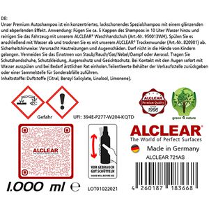 Produktbild für Autoshampoo ALCLEAR