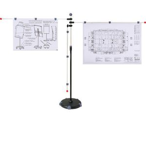 Produktbild für Planhalter-Magnetclips Maul Hebel 6263084, grau