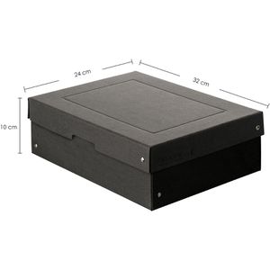 Produktbild für Aufbewahrungsbox Falken Pure Box Black, 7 Liter