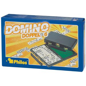 Produktbild für Domino Philos 3600, im Kunstlederkoffer, Doppel-Sechs