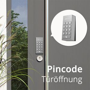 Produktbild für Smartes-Türschloss EZVIZ DL01 Pro Kit, Set mit Hub &amp; Keypad
