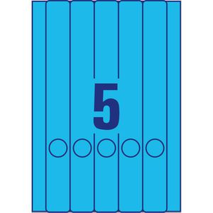 Produktbild für Rückenschilder Zweckform L4749-20, blau