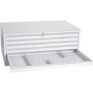 Produktbild für Planschrank G-Office MPC/6, lichtgrau, DIN A0
