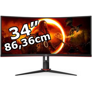 Produktbild für Monitor AOC CU34G2XP/BK, 34 Zoll
