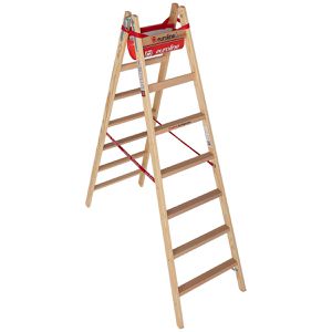 Produktbild für Stehleiter Euroline Nr. 10504, 1050407, beidseitig begehbar