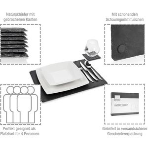 Produktbild für Schieferplatten Sänger Dinner 211620, 40 x 30cm