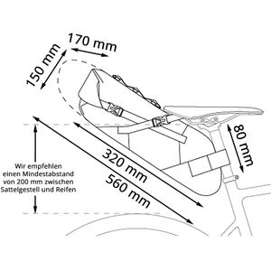 Produktbild für Satteltasche Zefal Z-Adventure R11, schwarz, 11 Liter