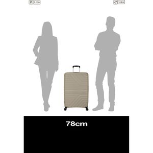 Produktbild für Koffer AmericanTourister Flytwist Spinner exp. beige